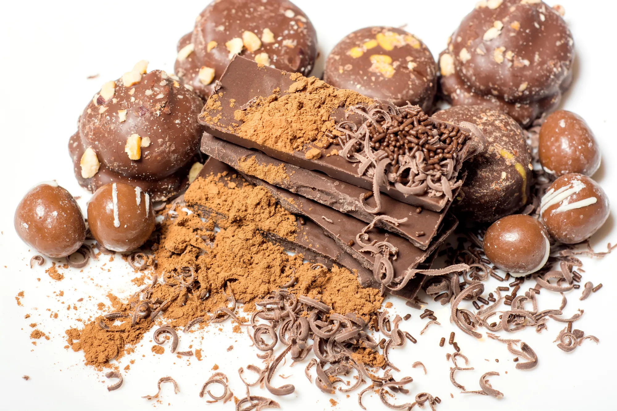 15 Docinhos Proteicos com Ganache de Cacau 50%